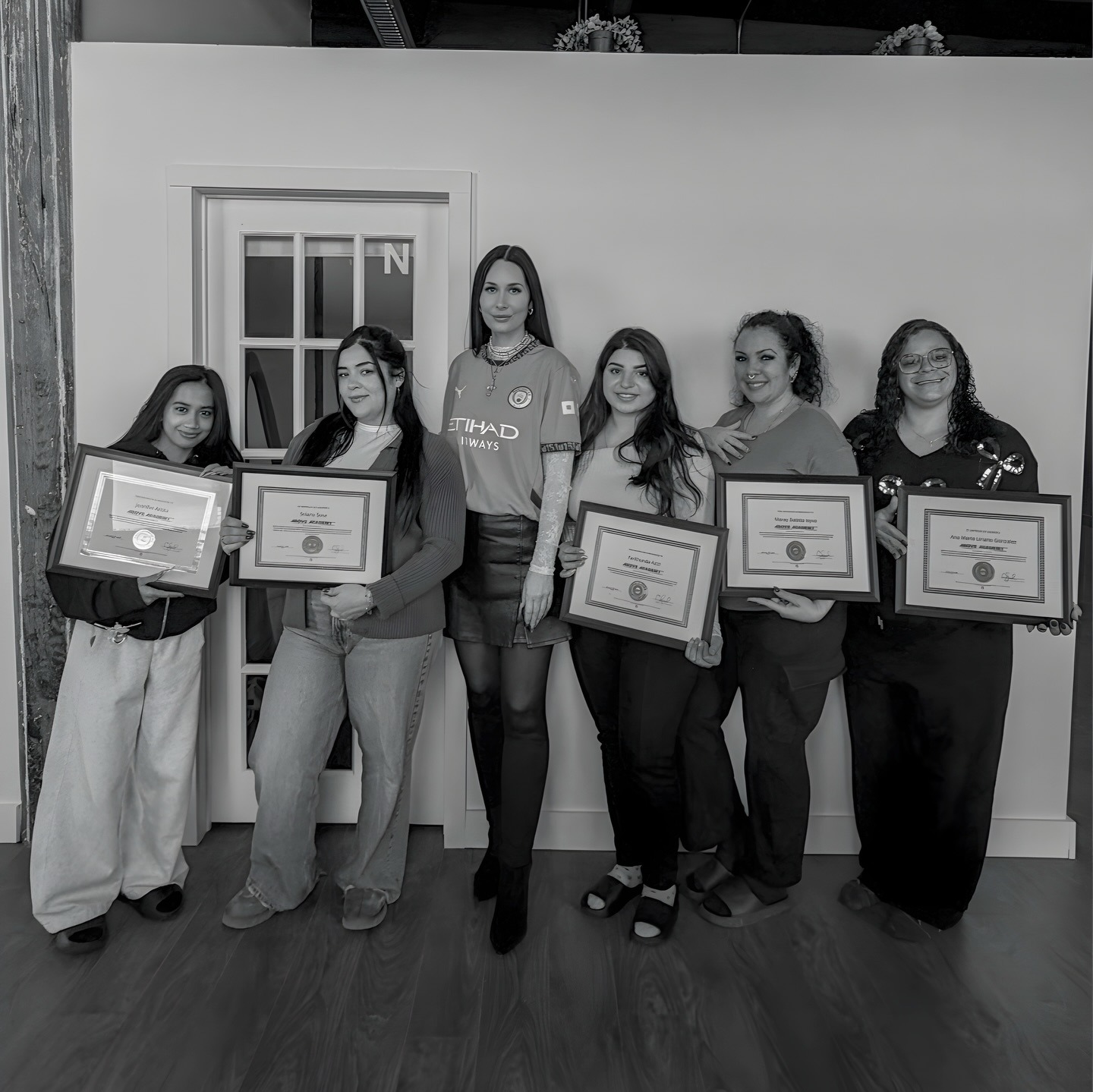 Cohorte de formation en esthétique chez Above Academy au Château Saint-Ambroise